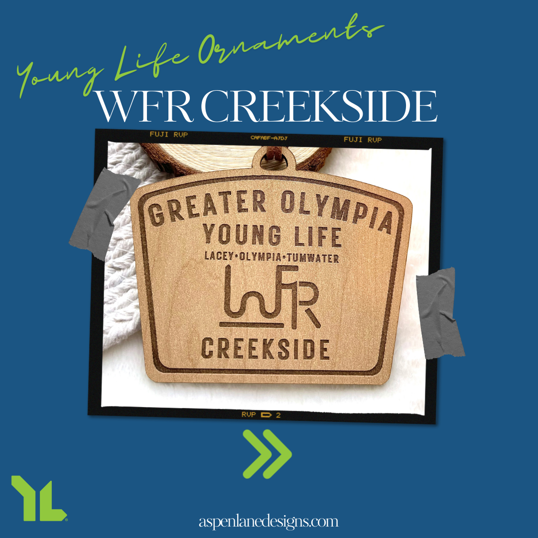 Greater Olympia Young Life Malibu Camp and WFR Creekside Camp Ornaments