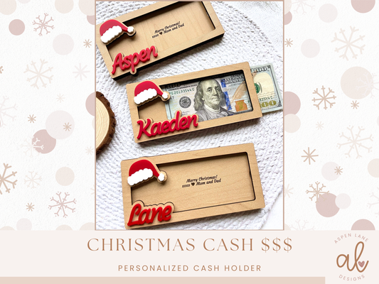 Christmas Cash Holder, Cash Holder Xmas, Cash Holder, Christmas Cash, Cash Gift Holder, Cash Gift, Money Gift Ideas, Christmas Money