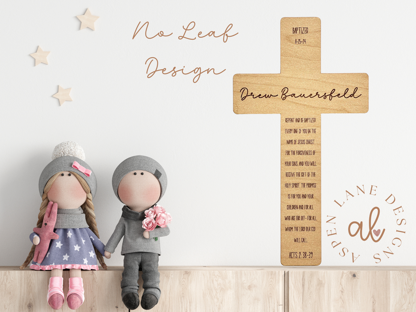 Personalized Baptism Wooden Wall Cross | Baptism Gift| Baptism Gift For Boy, Girl and Teen