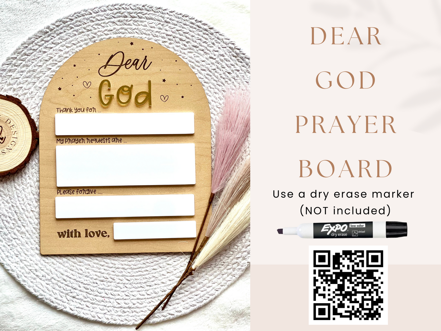 Dear God, Prayer Board, Prayer Request Sign, Prayer Vision Board, Child Prayer Sign, Christian Gift For Kids, Prayer Gifts, Prayer Room Sign