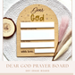 Dear God, Prayer Board, Prayer Request Sign, Prayer Vision Board, Child Prayer Sign, Christian Gift For Kids, Prayer Gifts, Prayer Room Sign