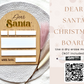 Dear Santa Sign, Dear Santa Board, Christmas List, Santa Letter Sign, Santa Wish List, Kids Letter to Santa, Christmas Wish List, Dry Erase Board