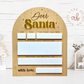 Dear Santa Sign, Dear Santa Board, Christmas List, Santa Letter Sign, Santa Wish List, Kids Letter to Santa, Christmas Wish List, Dry Erase Board