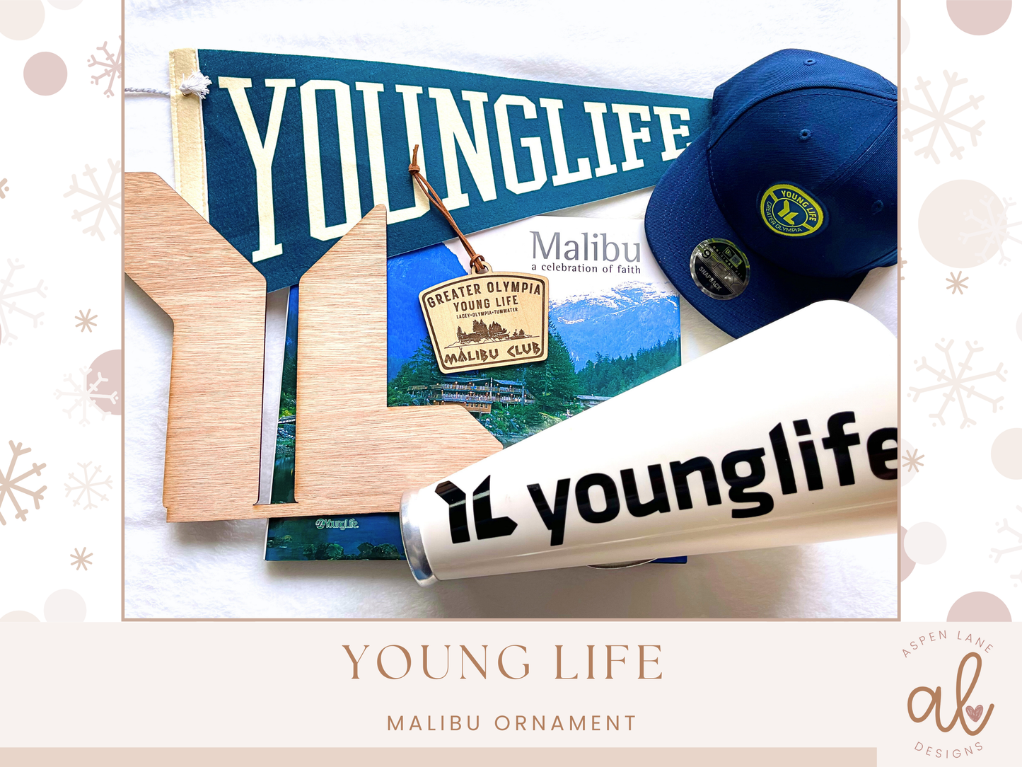 Greater Olympia Young Life Malibu Camp and WFR Creekside Camp Ornaments