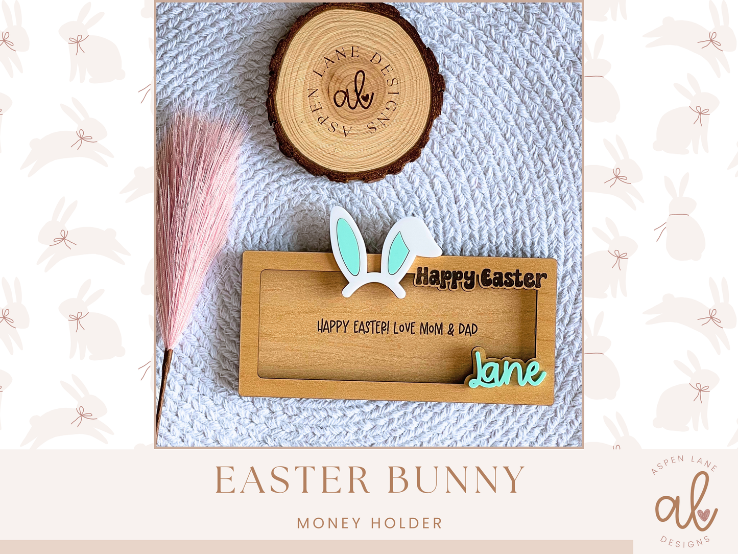 Easter Bunny Money Holder, Easter Basket Filler, Bunny Money, Teen Easter, Easter Kids Gift, Easter Basket Stuffer, Cash Money Holder, Girl