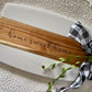 Custom Home Sweet Home or Welcome Home Engraved Acopa Marble and Acacia Wood Charcuterie Board, 10.5 " x 7.5"