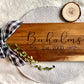 Engraved Acacia Charcuterie Long Serving Board, 20.47 x 7.20, Custom Cutting Board, Realtor Closing Gifts, Cheese Board, Wedding Gift