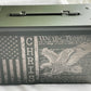 We The People Flag, Military Veteran Memorial Laser Engraved Ammo Box, Fallen Soldier Memorabilia Ammo Can, Ammunition Box, Veteran Gift