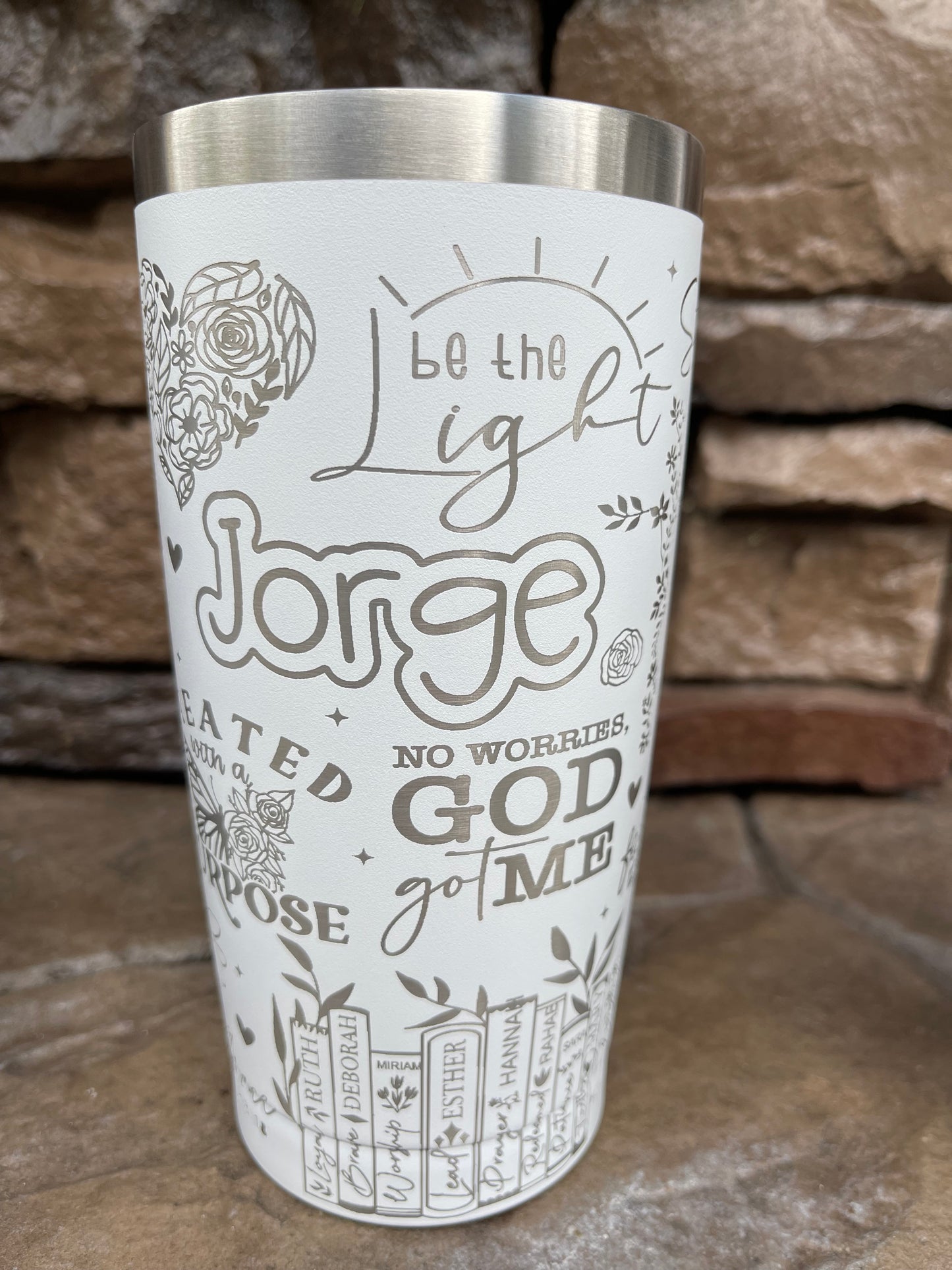 But First Jesus Tumbler, Christian Tumbler, Faith Tumbler, Bible Tumbler, God Tumbler, Christian Travel Mug, Women of the Bible, Engraved