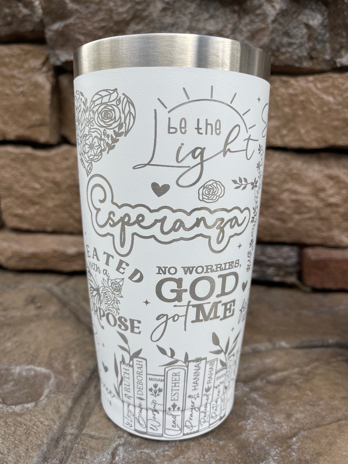 But First Jesus Tumbler, Christian Tumbler, Faith Tumbler, Bible Tumbler, God Tumbler, Christian Travel Mug, Women of the Bible, Engraved