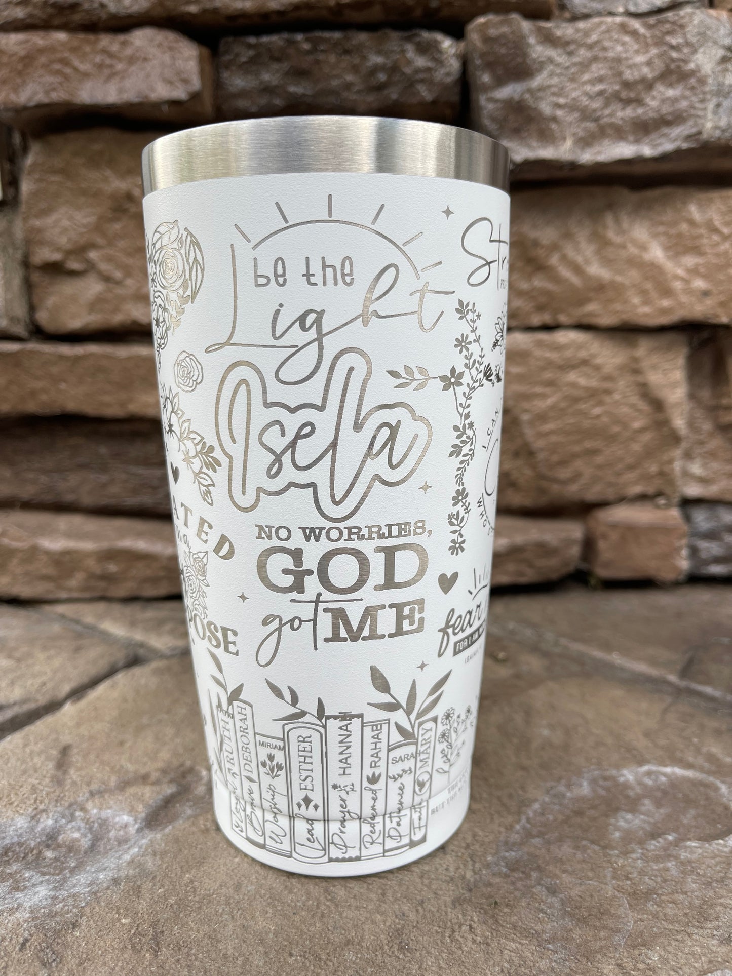 But First Jesus Tumbler, Christian Tumbler, Faith Tumbler, Bible Tumbler, God Tumbler, Christian Travel Mug, Women of the Bible, Engraved