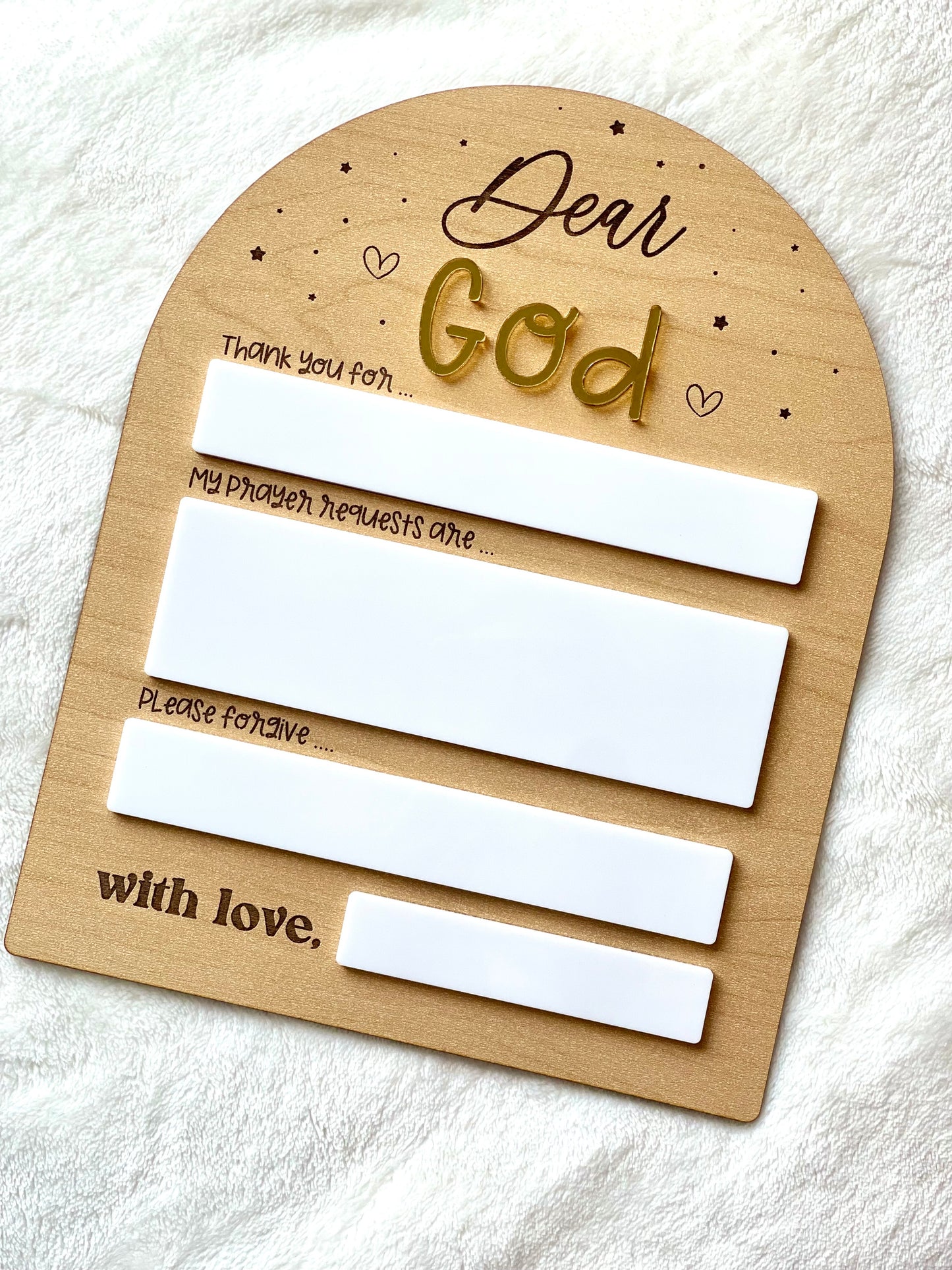 Dear God, Prayer Board, Prayer Request Sign, Prayer Vision Board, Child Prayer Sign, Christian Gift For Kids, Prayer Gifts, Prayer Room Sign