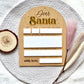 Dear Santa Sign, Dear Santa Board, Christmas List, Santa Letter Sign, Santa Wish List, Kids Letter to Santa, Christmas Wish List, Dry Erase Board