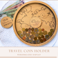 Travel Keepsake, Coin Holder, Coin Holder Display, Coin Holder Box, Travel Money Holder, Travel Memory, Travel Coin Display, World Coin, Currency Display